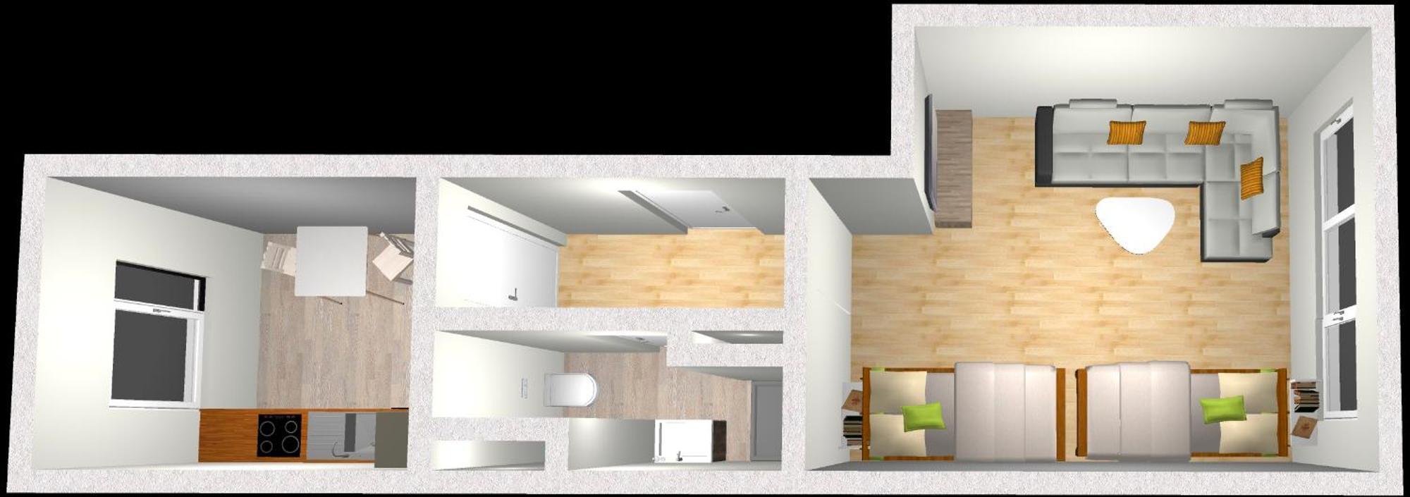 Emas4 Wohnung Mit 2 Einzelbetten, Kueche Krefeld Dış mekan fotoğraf
